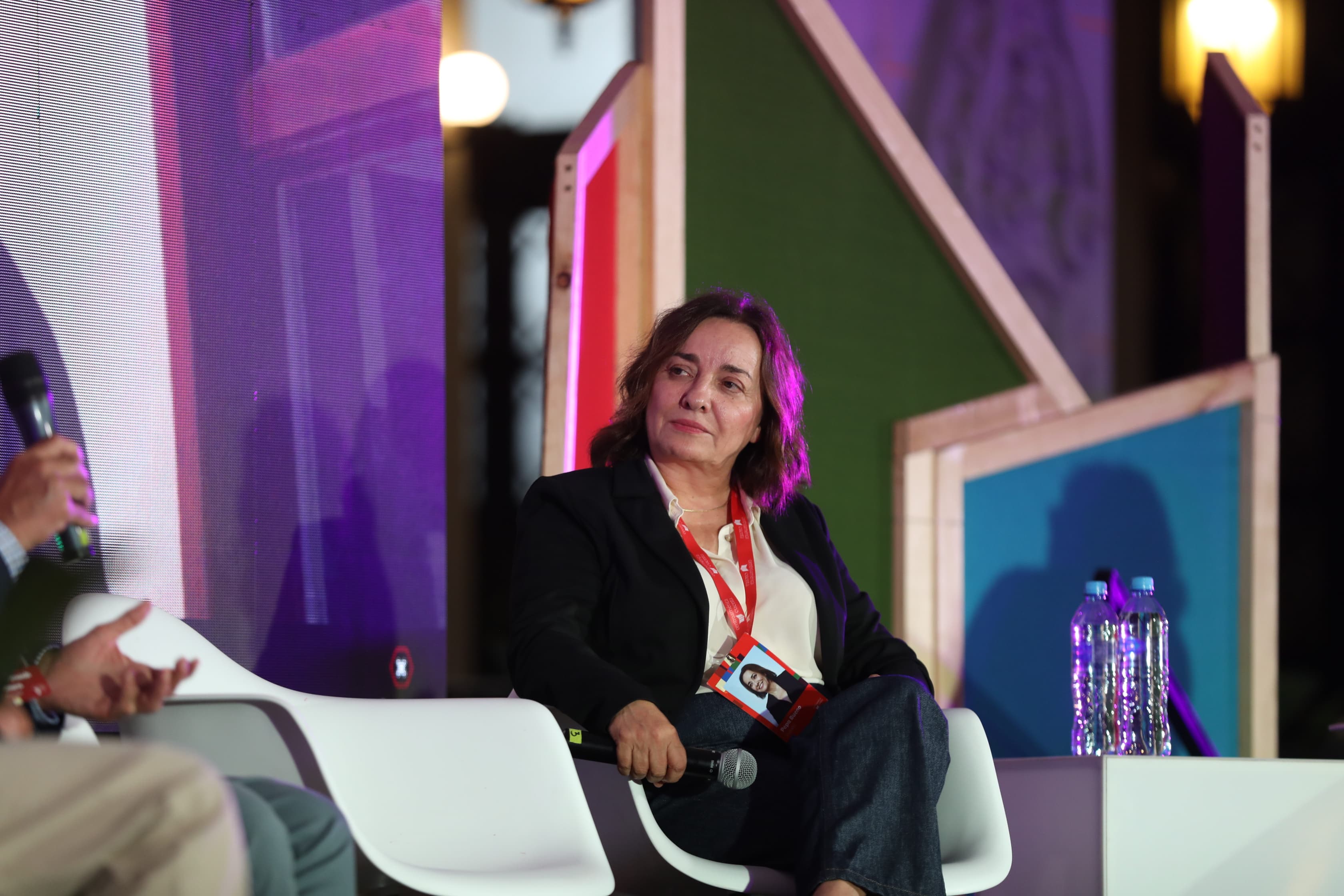 Pepa Bueno, en el Festival Centroamérica Cuenta celebrado en Guatemala.