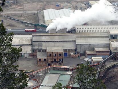 Vista de la planta de potasa de Iberpotash en Sallent.