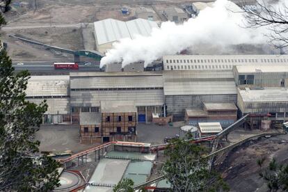 Vista de la planta de potasa de Iberpotash en Sallent.