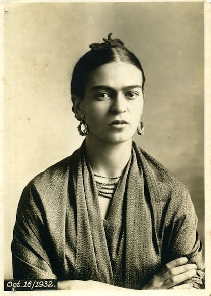 Frida Kahlo en octubre de 1932.