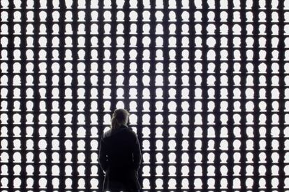 Instalación de Alfredo Jaar en el Museo de la Memoria de Santiago.