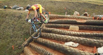 Carlos Coloma en el circuito de Deodoro en los Juegos de Río.