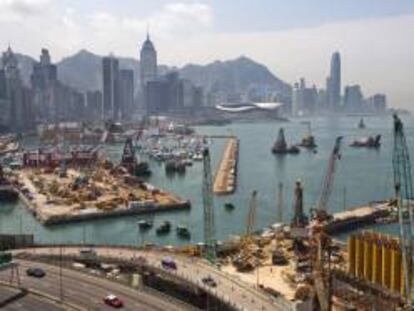 Vista general del puerto de Hong Kong. EFE/Archivo