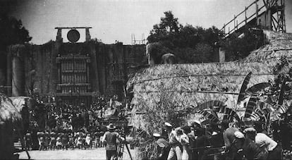 Muro en la Isla calavera en 'King Kong' (1933).