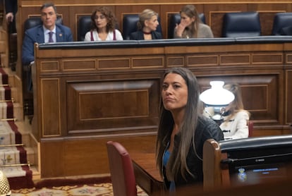 La portavoz de Junts en el Congreso, Miriam Nogueras, en el Congreso de los Diputados, el pasado mes de noviembre.