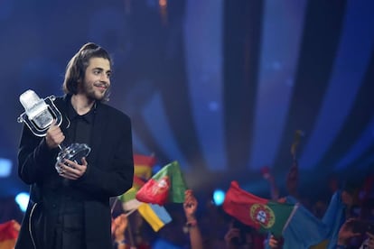 Salvador Sobral, guanyador d'Eurovisió.