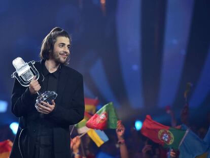 Salvador Sobral, guanyador d'Eurovisió.