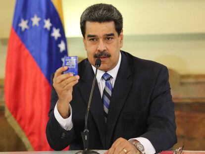 Maduro, en una reunión del Consejo de Defensa de la Nación en Caracas.