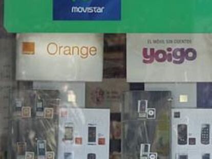 Tienda de telefonía móvil en Madrid