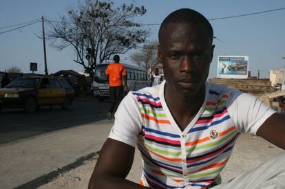 Alioune Diop. Nacido en Dakar hace 29 años, fue expulsado el pasado 27 de marzo en el un vuelo desde España, donde llegó en cayuco en 2006.