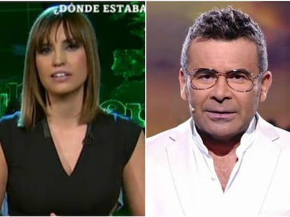 Sandra Sabatés, Jorge Javier Vázquez y Paula Vázquez, en sus programas de anoche hablando de la sentencia de La Manada.