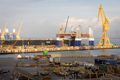 Instalaciones de Navantia Cdiz en una imagen tomada este pasado mircoles.