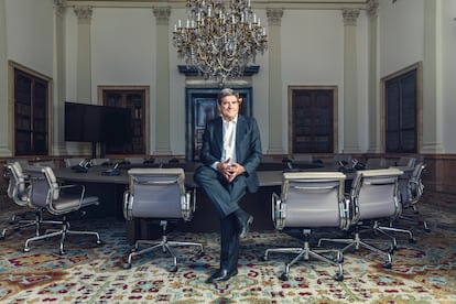 José Luis Escrivá, gobernador del Banco de España, en la sede del Banco de España el pasado día 5 en Madrid.