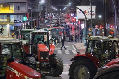 Protesta por las calles de Murcia. 