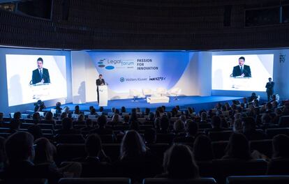 El ministro de Justicia, Rafael Catalá, inaugura el Legal Management Forum.