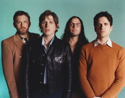 Kings of Leon en una imagen promocional de 2021.