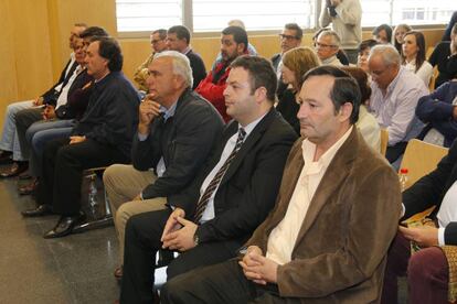 El exalcalde de Zurgena Cándido Trabalón y el exedil de Urbanismo Manuel Tijeras, durante el juicio.