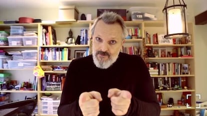 Miguel Bosé, en su último vídeo de Instagram.