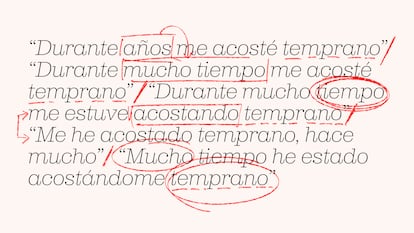 Distintas traducciones al espa?ol de la primera frase de la gran novela de Marcel Proust, 'En busca del tiempo perdido'.