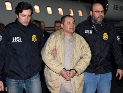 El Chapo, reci&eacute;n llegado a Estados Unidos tras su extradici&oacute;n