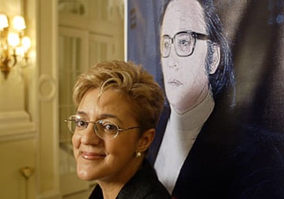 Anna Caballé, autora de la biografía de Umbral, ayer en Madrid.