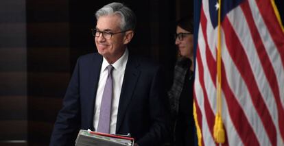 Jerome Powell, presidente de la Reserva Federal.