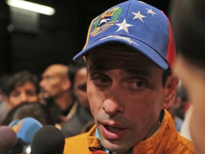 Líder da oposição venezuelana Henrique Capriles