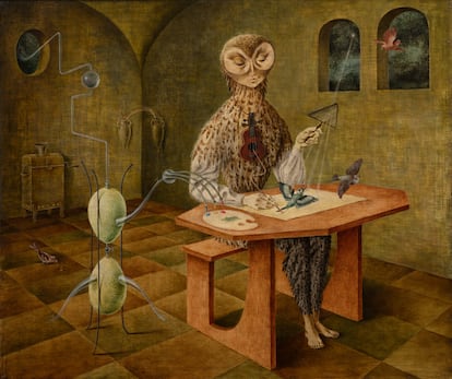 'Creación de las aves', de Remedios Varo, 1957.