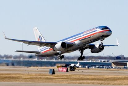 Un avión Boeing de la aerolínea estadounidense American Airlines.