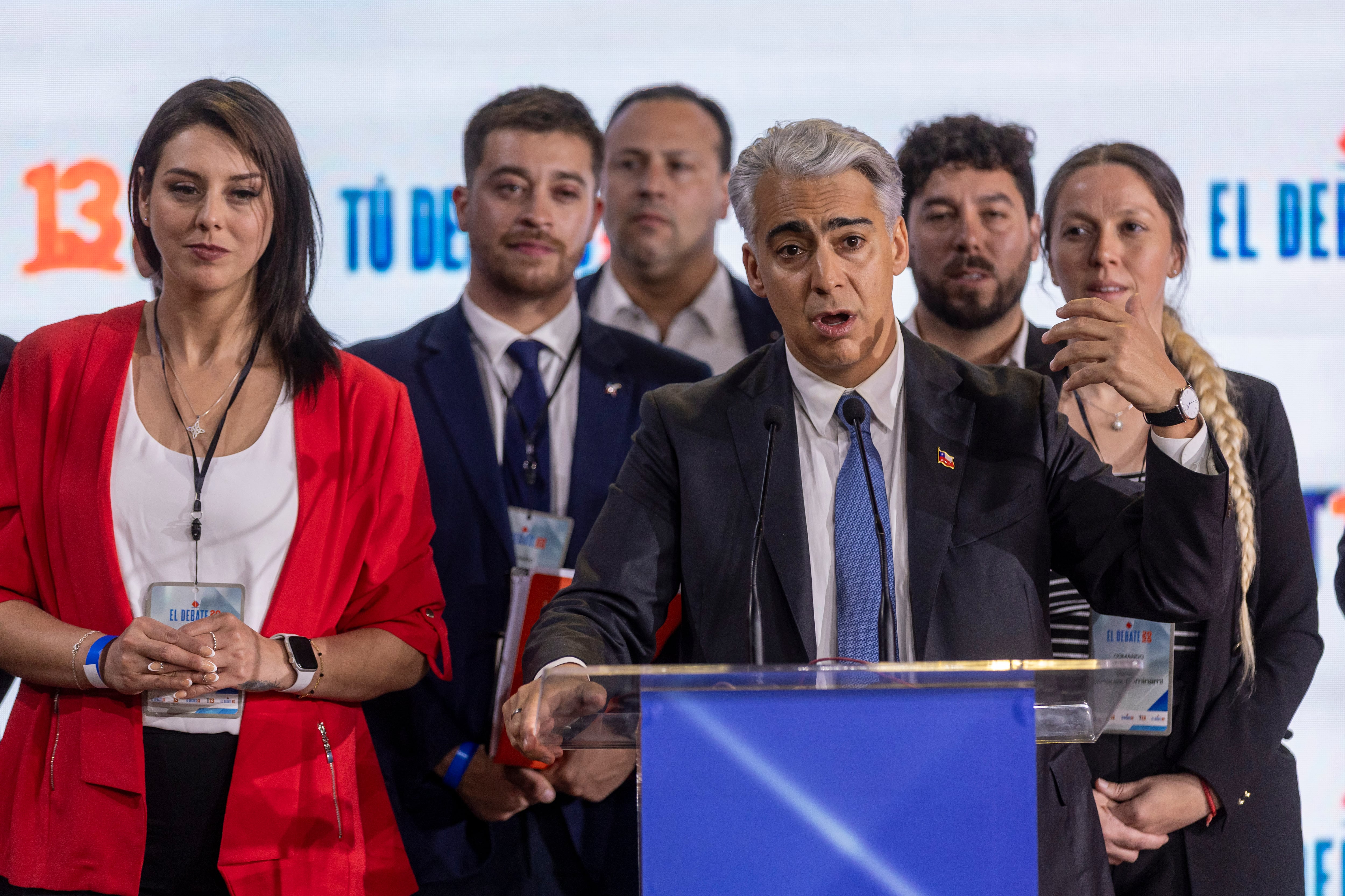 Marco Enríquez-Ominami, en Santiago, el 26 de octubre.