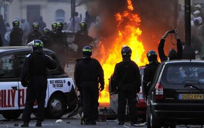 Durante la tarde de ayer se empezaron a vivir los primeros incidentes.