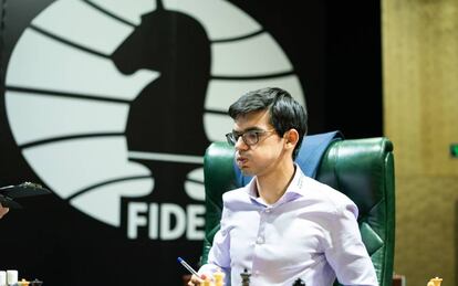 Anish Giri, el pasado marzo, durante el Torneo de Candidatos en Yekaterimburgo (Rusia)