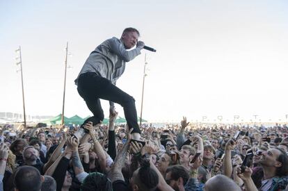 Frank Carter durante el Primavera Sound 2019.