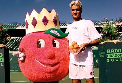 Una imagen de 1998, cuando ganó un torneo júnior en Miami (Florida).