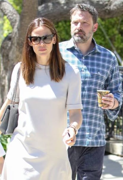 Los actores Jennifer Garner y Ben Affleck en Los &amp;Aacute;ngeles el pasado mes de abril.