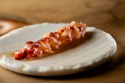 Cola de bogavante con soja del Asador O’Pazo. Imagen proporcionada por el establecimiento.