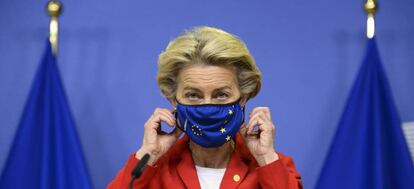 La presidenta de la Comisión Europea, Ursula von der Leyen. 