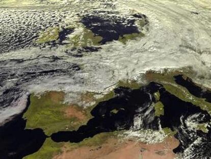 Temporal de viento y nieve en
la península y Baleares