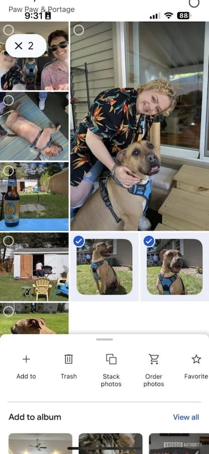 Nuevo apilamiento manual en Google Fotos para iOS