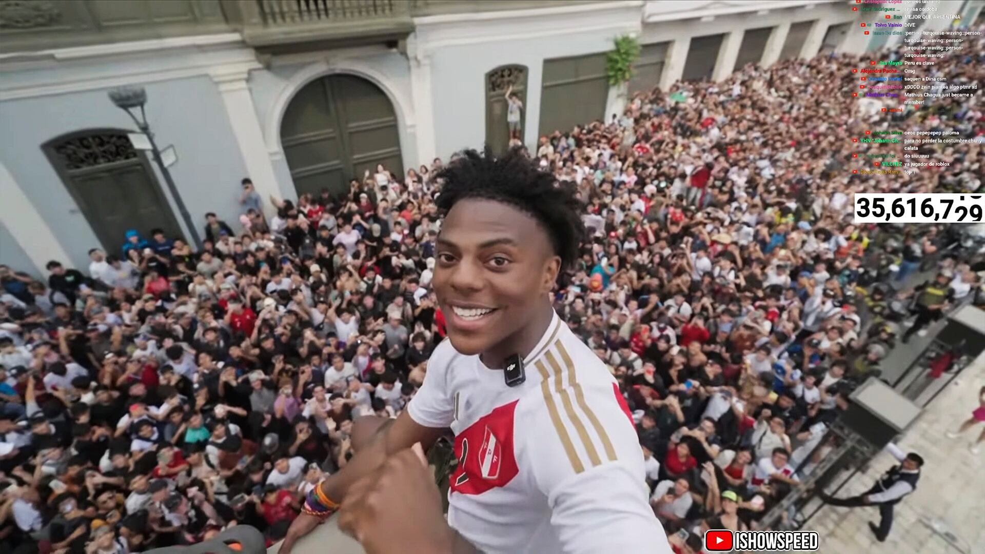 El ‘youtuber’ Speed desata la histeria colectiva en Perú