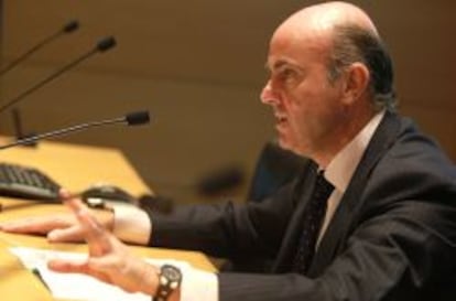 Luis de Guindos, ministro de Econom&iacute;a. 