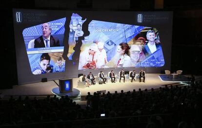 El Foro de Inversión y Negocios de Argentina en pleno desarrollo.