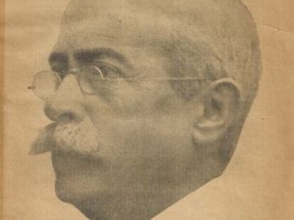 Manuel Millàs en la portada d'El Cuento del Dumenche.