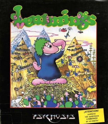 Portada del 'Lemmings' original de David Jones.