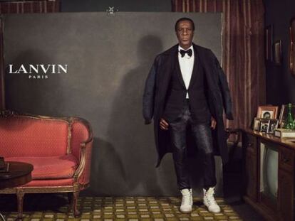 Uno de los modelos de Lanvin, en una foto de campaña.