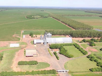 Planta de transformación de soja de la empresa. 