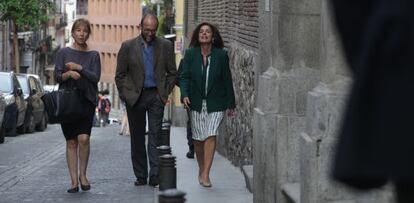 Ana Botella visita el convento madrileño.