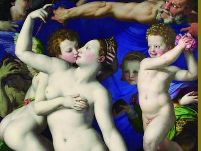 'Venus, Cupido y las pasiones del amor', pintura de Agnolo Bronzino.