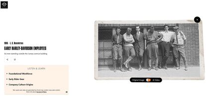 Foto animada con Google AI en Moving Archives × Harley‑Davidson
