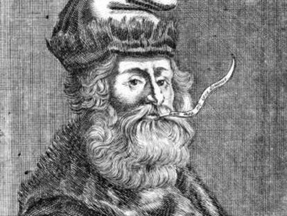 Un gravat de Ramon Llull.